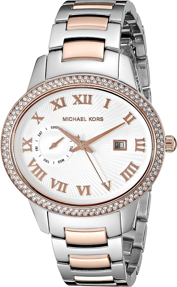  Shop Authentic Michael Kors Whitley Analog White Dial Two Tone Steel Strap Watch For Women - MK6228 - Luxxuri
