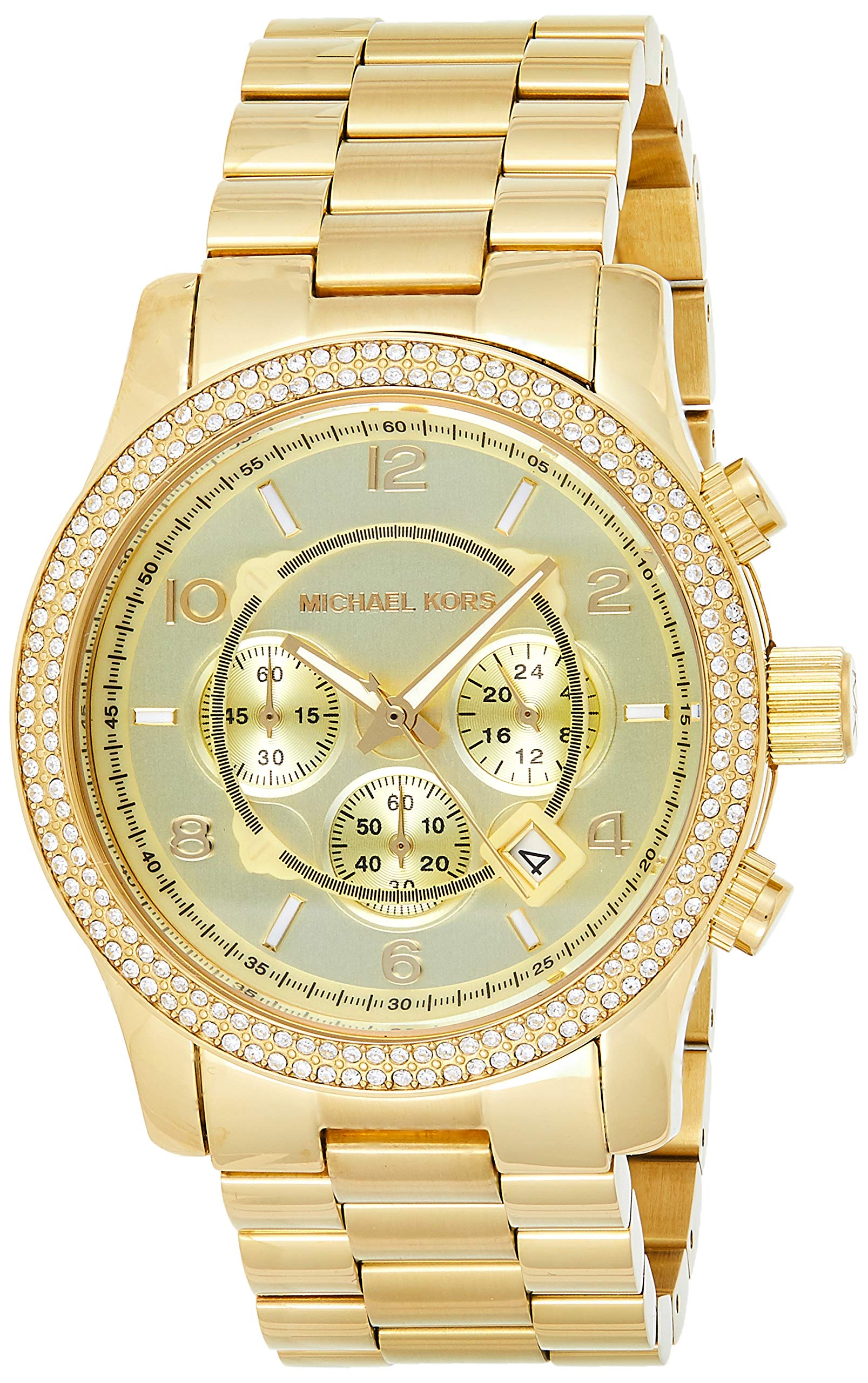  Shop Authentic Michael Kors Runway Gold Dial Gold Steel Strap Watch for Women - MK5575 - Luxxuri