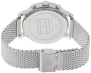  Shop Authentic Tommy Hilfiger Evan Grey Dial Silver Mesh Bracelet Watch for Men - 1710396 - Luxxuri