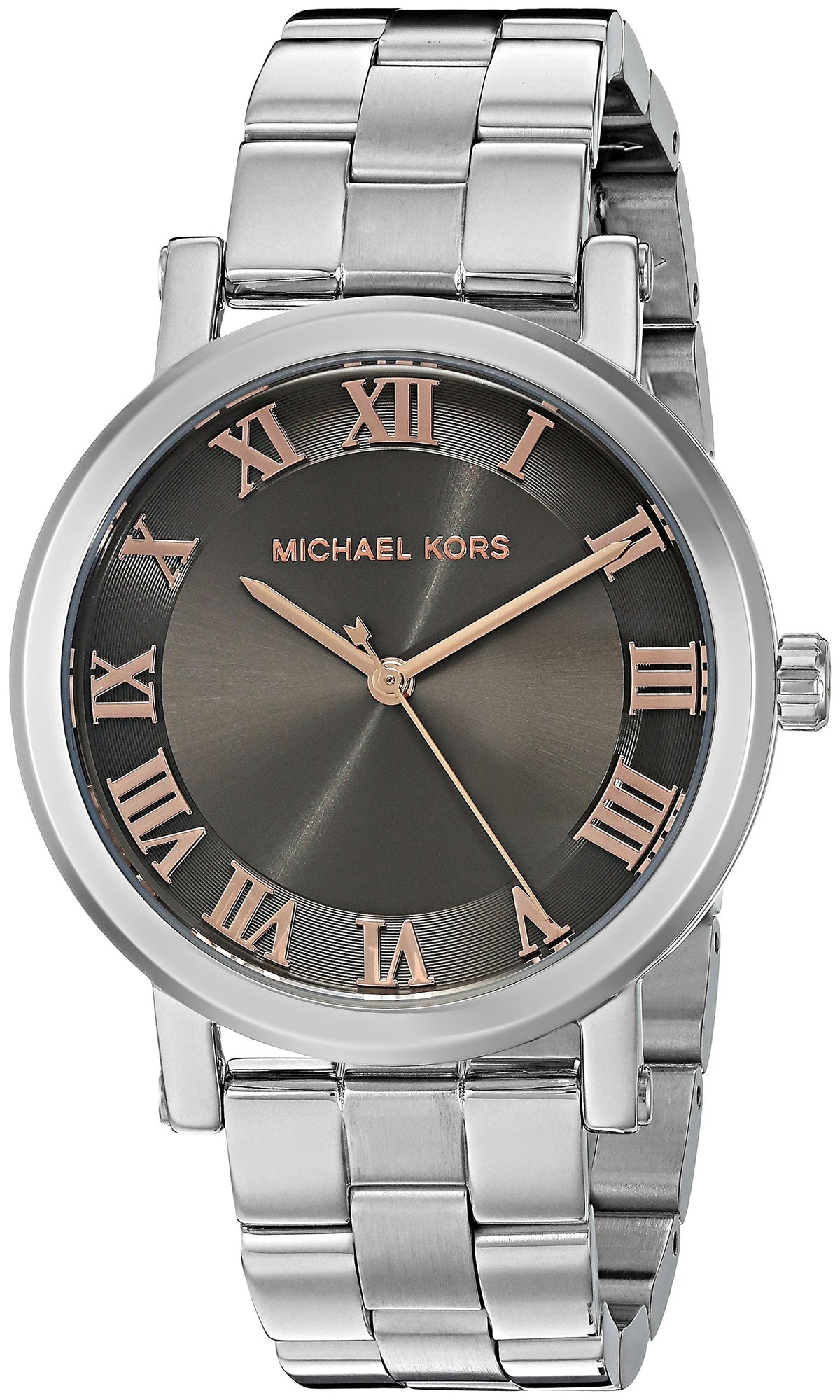  Shop Authentic Michael Kors Norie Grey Dial Silver Stainless Steel Strap Watch for Women - MK3559 - Luxxuri