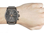 Shop Authentic Hugo Boss Skymaster Grey Dial Grey Mesh Bracelet Watch for Men - 1513837 - Luxxuri