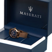  Shop Authentic Maserati Epoca Blue Dial Rose Gold Mesh Strap Watch For Women - R8853118503 - Luxxuri