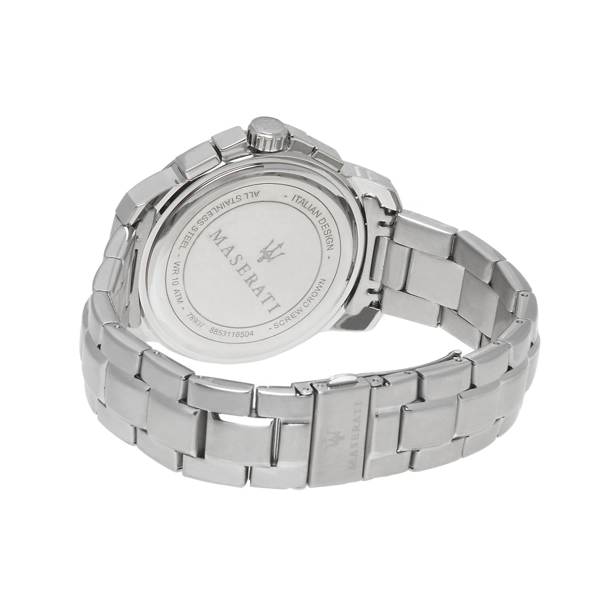  Shop Authentic Maserati Successo Chronograph Silver Dial Silver Steel Strap Watch For Men - R8873621004 - Luxxuri