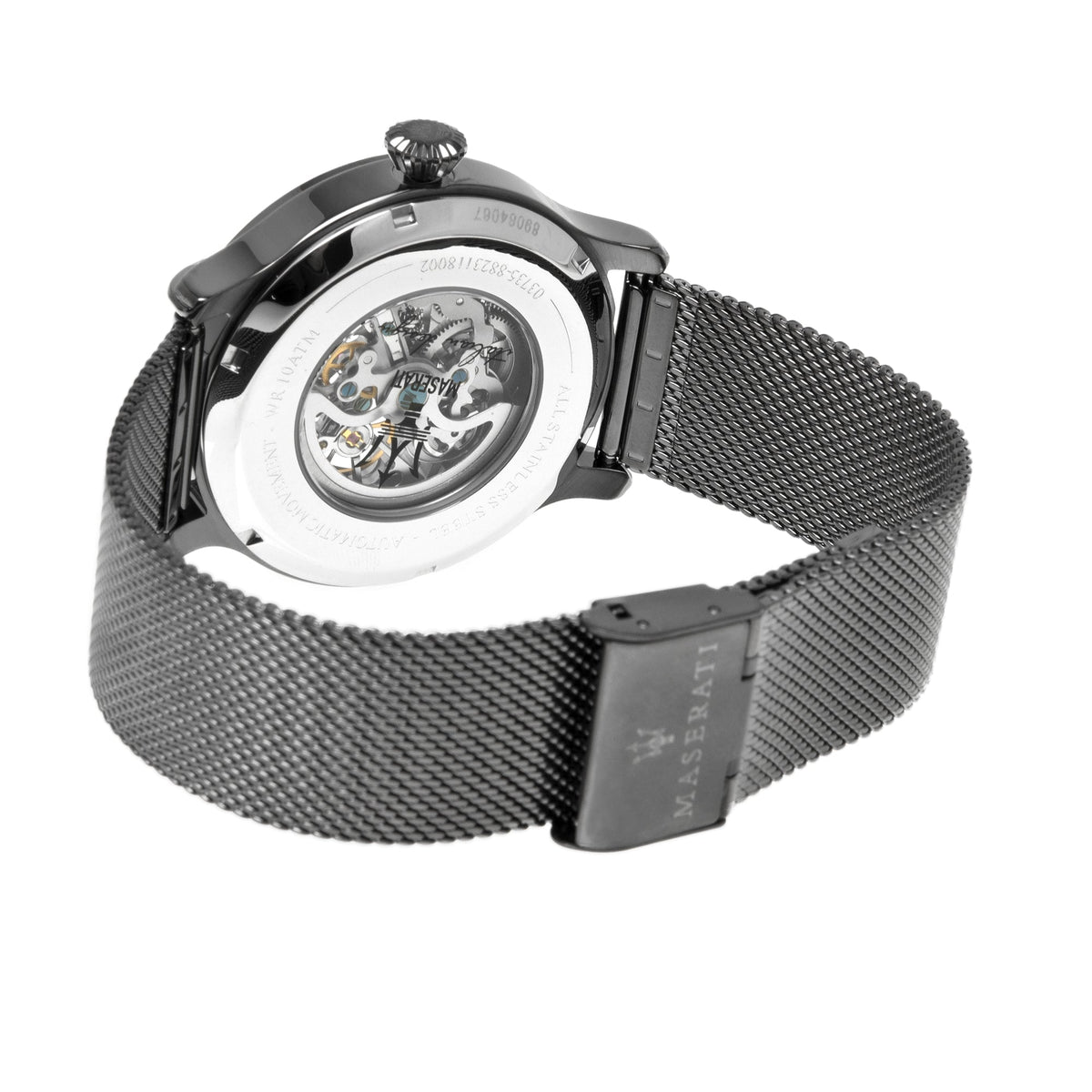  Shop Authentic Maserati Epoca Automatic Skeleton Blue Dial Mesh Bracelet Watch For Men - R8823118002 - Luxxuri