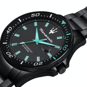  Shop Authentic Maserati SFIDA Aqua Edition Analog Black Dial Black Steel Strap Watch For Men - R8853144001 - Luxxuri