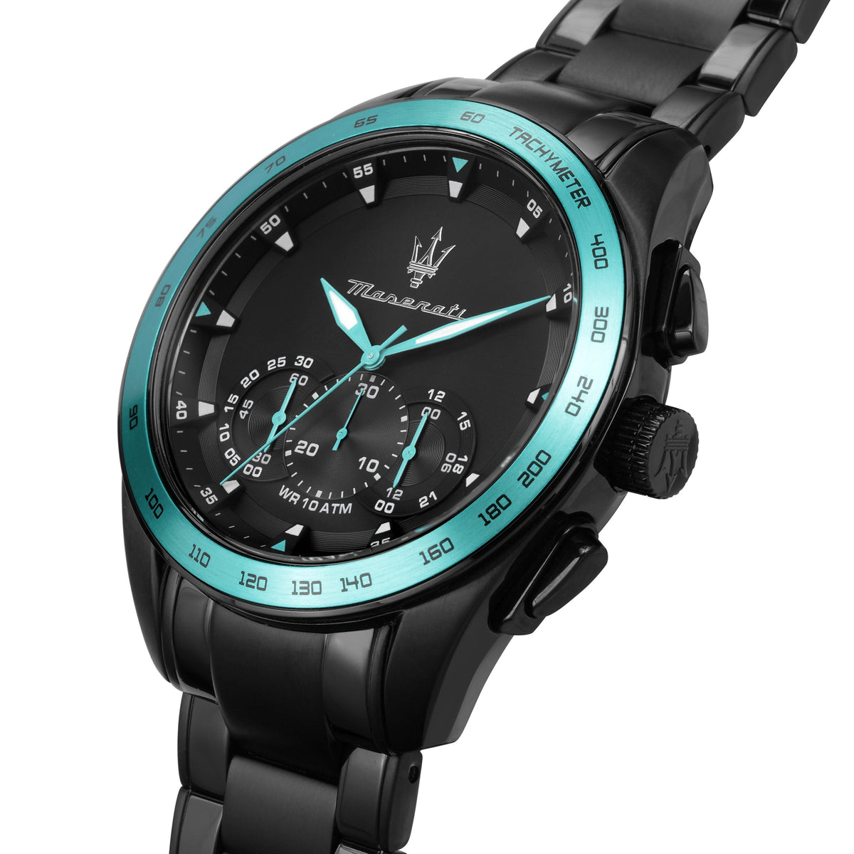  Shop Authentic Maserati Traguardo Aqua Edition Black Dial Black Steel Strap Watch For Men - R8873644002 - Luxxuri