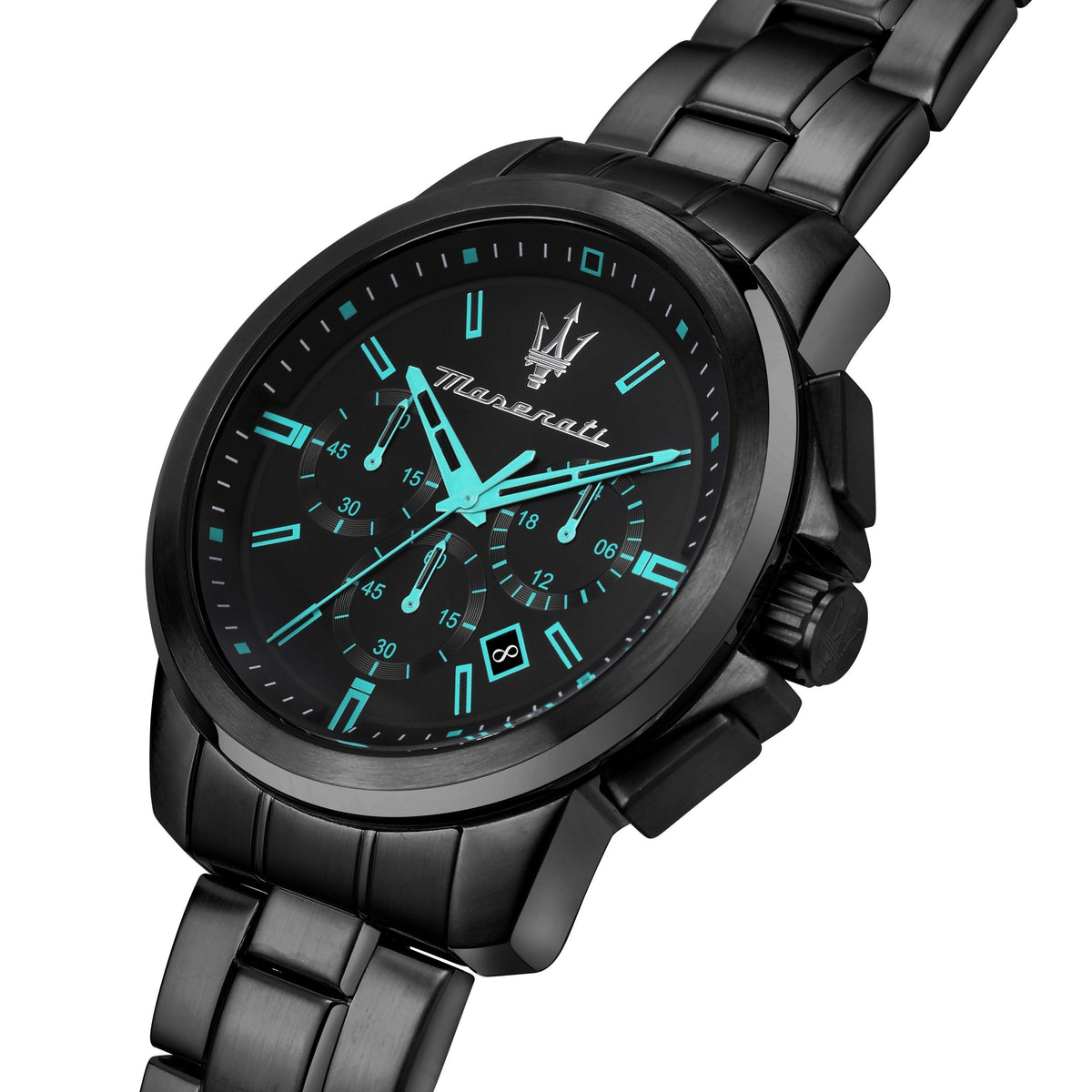  Shop Authentic Maserati Successo Aqua Edition Black Dial Stainless Steel Strap Watch For Men - R8873644003 - Luxxuri