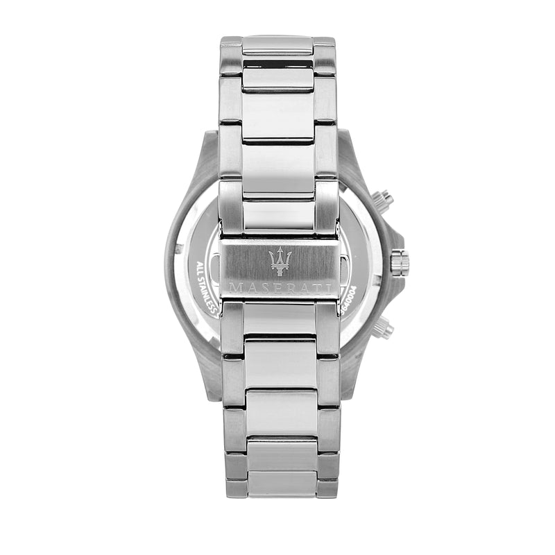  Shop Authentic Maserati SFIDA Chronograph Black Dial Silver Steel Strap Watch For Men - R8873640015 - Luxxuri