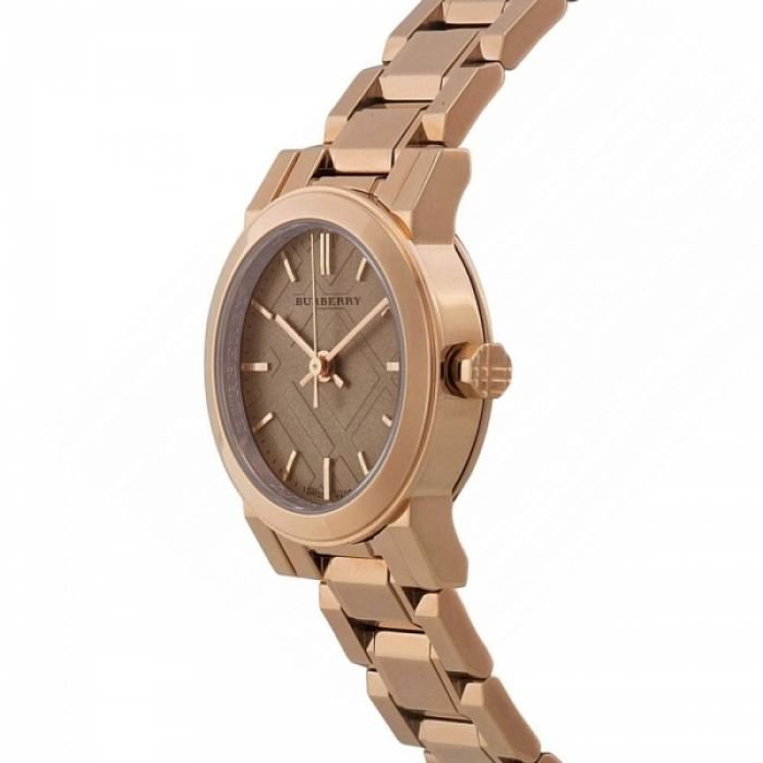  Shop Authentic Burberry The City Nude Dial Rose Gold Steel Strap Watch for Women - BU9228 - Luxxuri