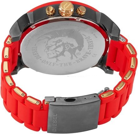  Shop Authentic Diesel Mr Daddy 2.0 Chronograph Grey Dial Red Rubber Strap Watch For Men - DZ7430 - Luxxuri