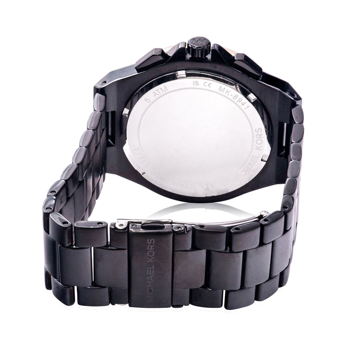  Shop Authentic Michael Kors Lennox Chronograph Black Dial Black Steel Strap Watch For Men - MK8941 - Luxxuri