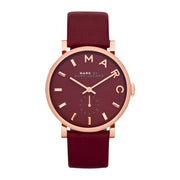  Shop Authentic Marc Jacobs Baker Maroon Dial Maroon Leather Strap Watch for Women - MBM1267 - Luxxuri