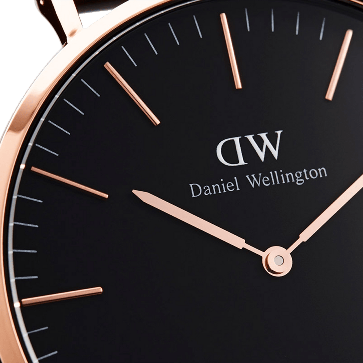  Shop Authentic Daniel Wellington Classic Dover Black Dial White Nylon Strap Watch For Women - DW00100310 - Luxxuri
