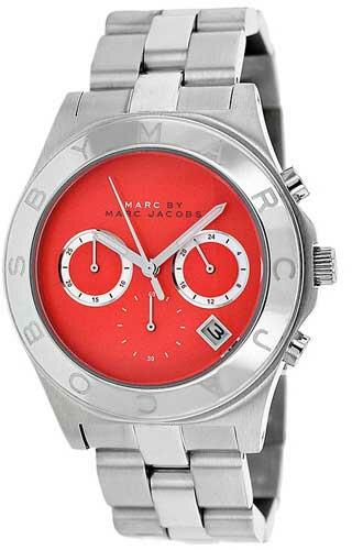  Shop Authentic Marc Jacobs Blade Orange Dial Silver Steel Strap Watch for Women - MBM3306 - Luxxuri