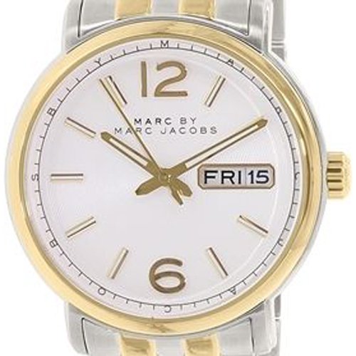  Shop Authentic Marc Jacobs Fergus White Dial Two Tone Steel Strap Watch for Men - MBM5079 - Luxxuri