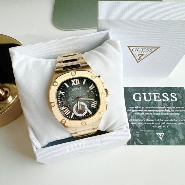  Shop Authentic Guess Headliner Multifunction Black Dial Gold Steel Strap Watch For Men - GW0572G2 - Luxxuri