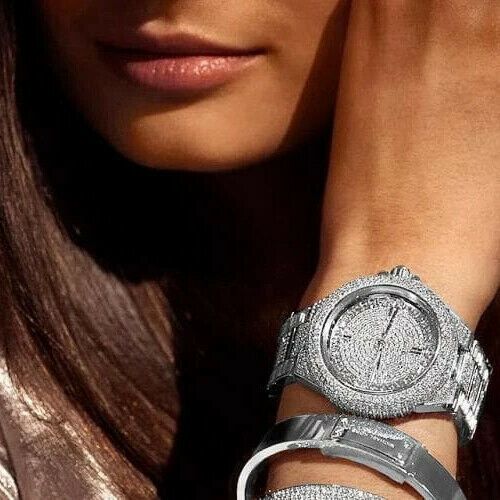  Shop Authentic Michael Kors Camille Crystal Pave Dial Silver Steel Strap Watch for Women - MK5869 - Luxxuri