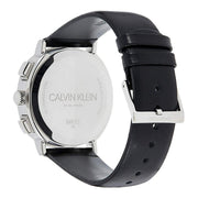  Shop Authentic Calvin Klein Posh Black Dial Black Leather Strap Watch for Men - K8Q371C1 - Luxxuri