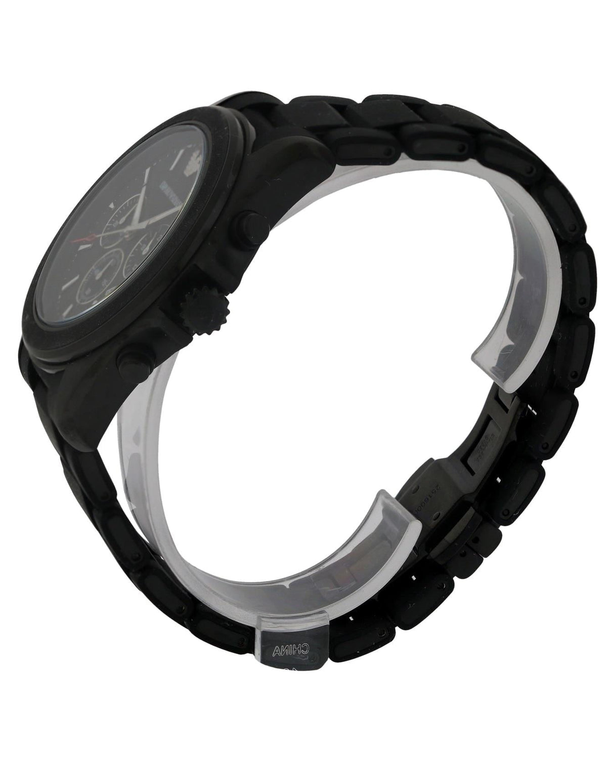  Shop Authentic Emporio Armani Sportivo Chronograph Black Dial Black Silicone Strap Watch For Men - AR6092 - Luxxuri