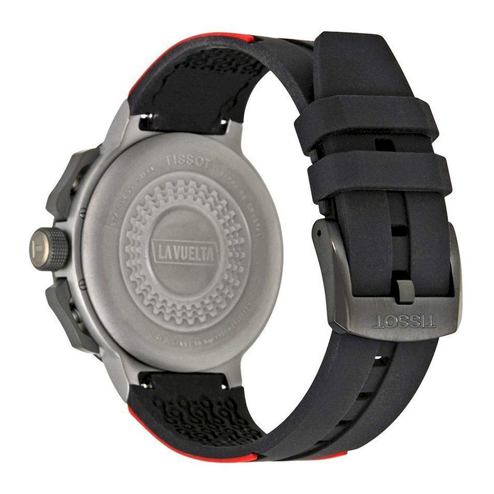  Shop Authentic Tissot T Race Cycling Vuelta Black Dial Two Tone Rubber Strap Watch For Men - T111.417.37.441.01 - Luxxuri
