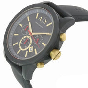  Shop Authentic Armani Exchange Outerbanks Chronograph Blue Dial Blue Silicone Strap Watch For Men - AX1335 - Luxxuri