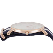  Shop Authentic Daniel Wellington Classy Glasgow White Dial Two Tone Nylon Strap Watch For Women - DW00100078 - Luxxuri
