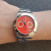  Shop Authentic Marc Jacobs Blade Orange Dial Silver Steel Strap Watch for Women - MBM3306 - Luxxuri