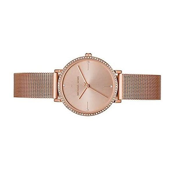  Shop Authentic Michael Kors Mini Jayne Crystals Rose Gold Dial Rose Gold Mesh Strap Watch for Women - MK7122 - Luxxuri