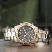  Shop Authentic Guess Commander Chronograph Blue Dial Two Tone Steel Strap Watch for Men - GW0056G5 - Luxxuri