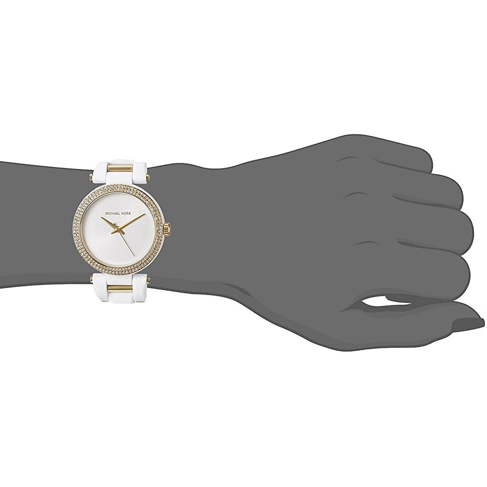  Shop Authentic Michael Kors Delray Rose Gold Dial White Steel Strap Watch for Women - MK4315 - Luxxuri