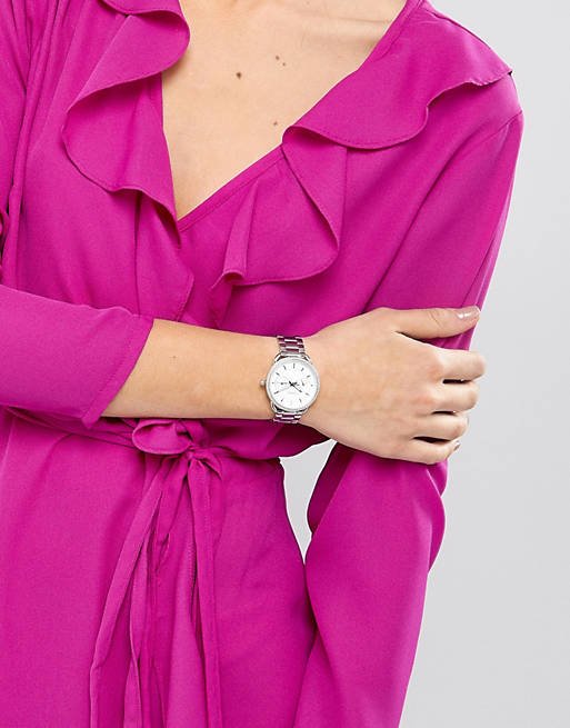  Shop Authentic Fossil Tailor White Dial Silver Steel Strap Watch for Women - ES4262 - Luxxuri