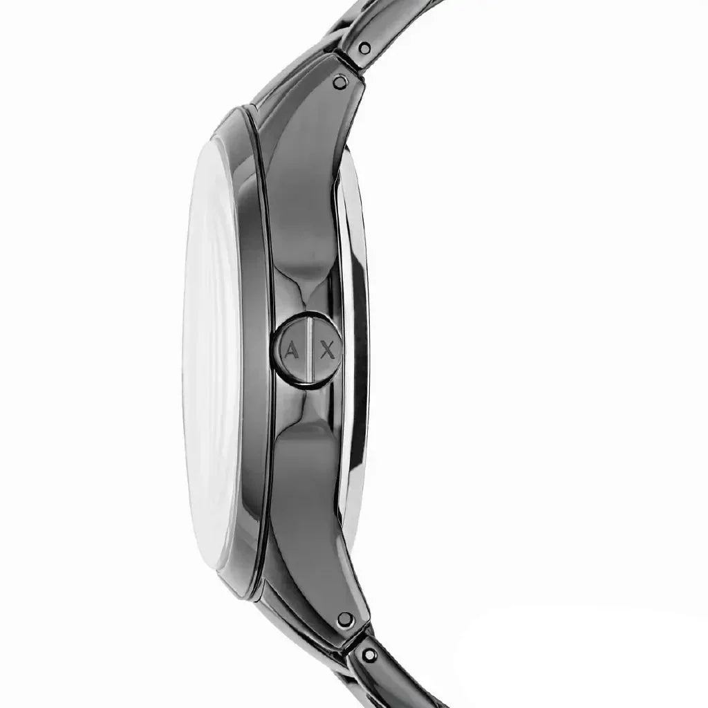  Shop Authentic Armani Exchange Hampton Chronograph Grey Dial Grey Steel Strap Watch For Men - AX2188 - Luxxuri