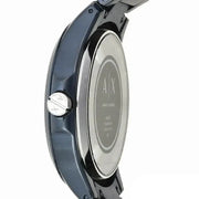  Shop Authentic Armani Exchange Hampton Skeleton Grey Dial Blue Steel Strap Watch For Men - AX2401 - Luxxuri