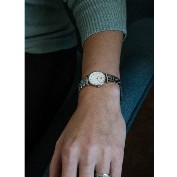  Shop Authentic Longines La Grande Classique Diamonds White Dial Silver Steel Strap Watch for Women - L4.209.4.87.6 - Luxxuri