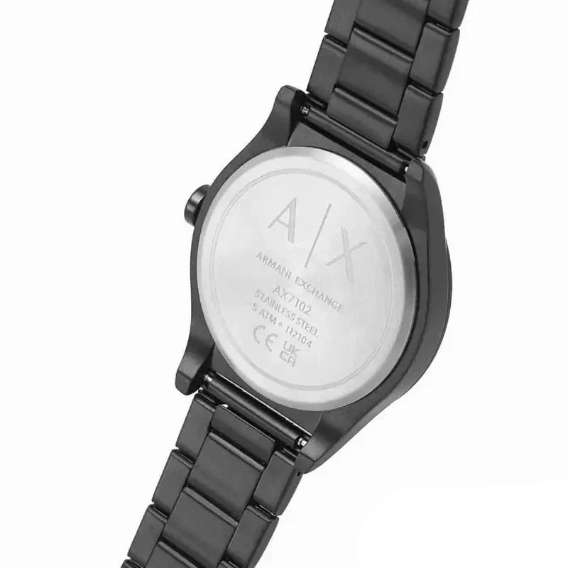  Shop Authentic Armani Exchange Nico Analog Black Dial Black Steel Strap Watch For Men - AX7102 - Luxxuri