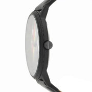  Shop Authentic Armani Exchange Cayde Analog Black Dial Black Leather Strap Watch For Men - AX7120 - Luxxuri