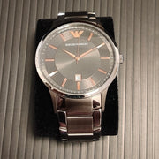  Shop Authentic Emporio Armani Renato Quartz Grey Dial Silver Steel Strap Watch For Men - AR2514 - Luxxuri