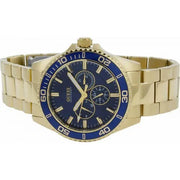  Shop Authentic Guess Chaser Multifunction Blue Dial Gold Steel Strap Watch for Men - W0172G5 - Luxxuri