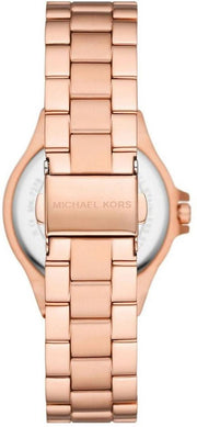  Shop Authentic Michael Kors Lennox Three Hand Silver Dial Rose Gold Steel Strap Watch For Women - MK7279 - Luxxuri