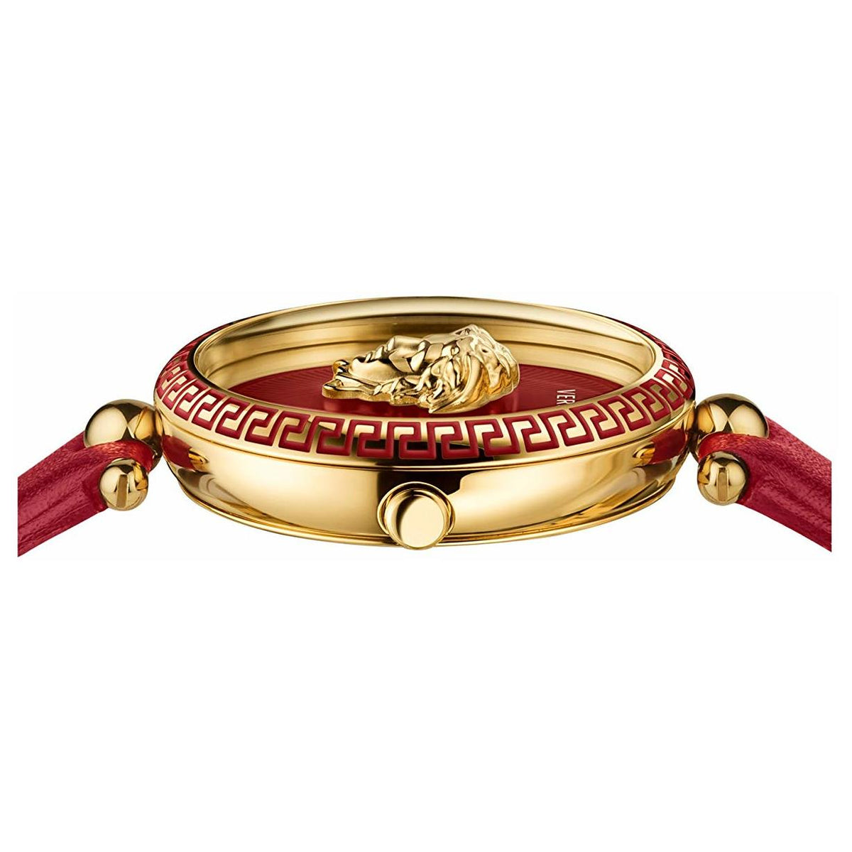  Shop Authentic Versace Palazzo Empire Red Dial Red Leather Strap Watch for Women - VCO120017 - Luxxuri