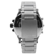  Shop Authentic Diesel Mr. Daddy Chronograph Silver Dial Silver Steel Strap Watch For Men - DZ7421 - Luxxuri