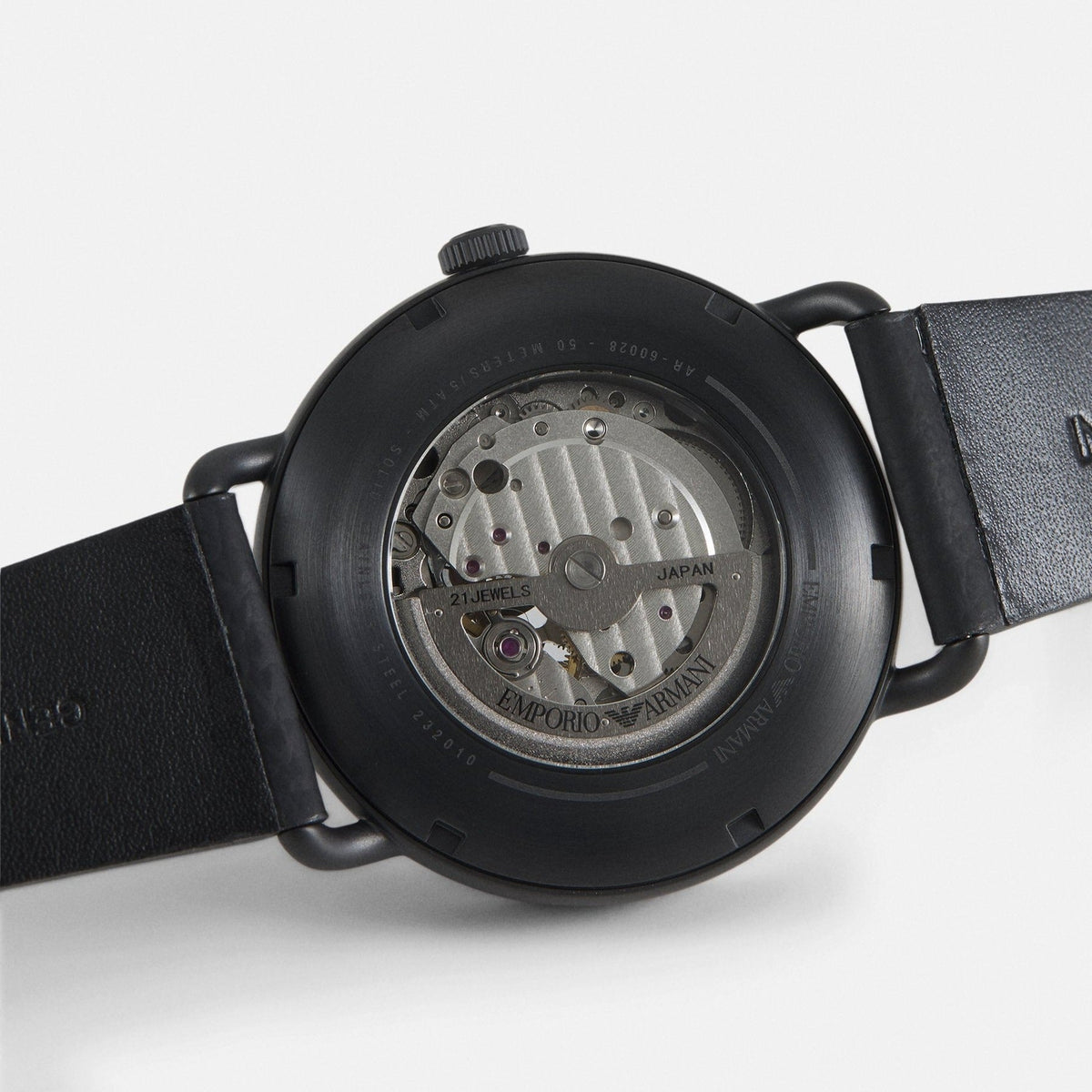  Shop Authentic Emporio Armani Aviator Chronograph Black Dial Black Leather Strap Watch For Men - AR60028 - Luxxuri