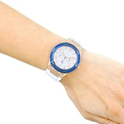  Shop Authentic Guess Jet Setter White Dial White Rubber Strap Watch for Women - W0564L1 - Luxxuri