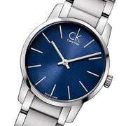  Shop Authentic Calvin Klein City Blue Dial Silver Steel Strap Watch for Women - K2G2314N - Luxxuri