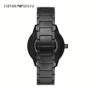  Shop Authentic Emporio Armani Meccanico Automatic Black Dial Black Steel Strap Watch For Men - AR60054 - Luxxuri