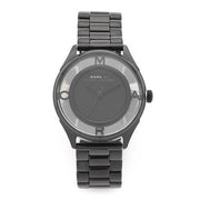  Shop Authentic Marc Jacobs Tether Transparent Black Dial Black Steel Strap Watch for Women - MBM3419 - Luxxuri