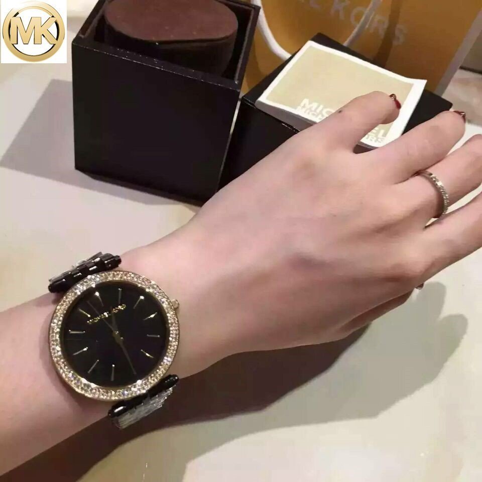  Shop Authentic Michael Kors Darci Black Dial Black Steel Strap Watch for Women - MK3322 - Luxxuri