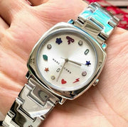 Shop Authentic Marc Jacobs Mandy Silver Dial Silver Steel Strap Watch for Women - MJ3548 - Luxxuri