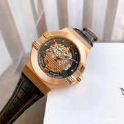  Shop Authentic Maserati Potenza Skeleton Limited Edition Dial Black Strap Watch For Men - R8821108026 - Luxxuri