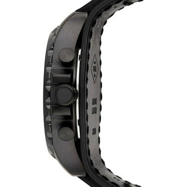  Shop Authentic Fossil Nate Chronograph Black Dial Black Leather Strap Watch for Men - JR1510 - Luxxuri